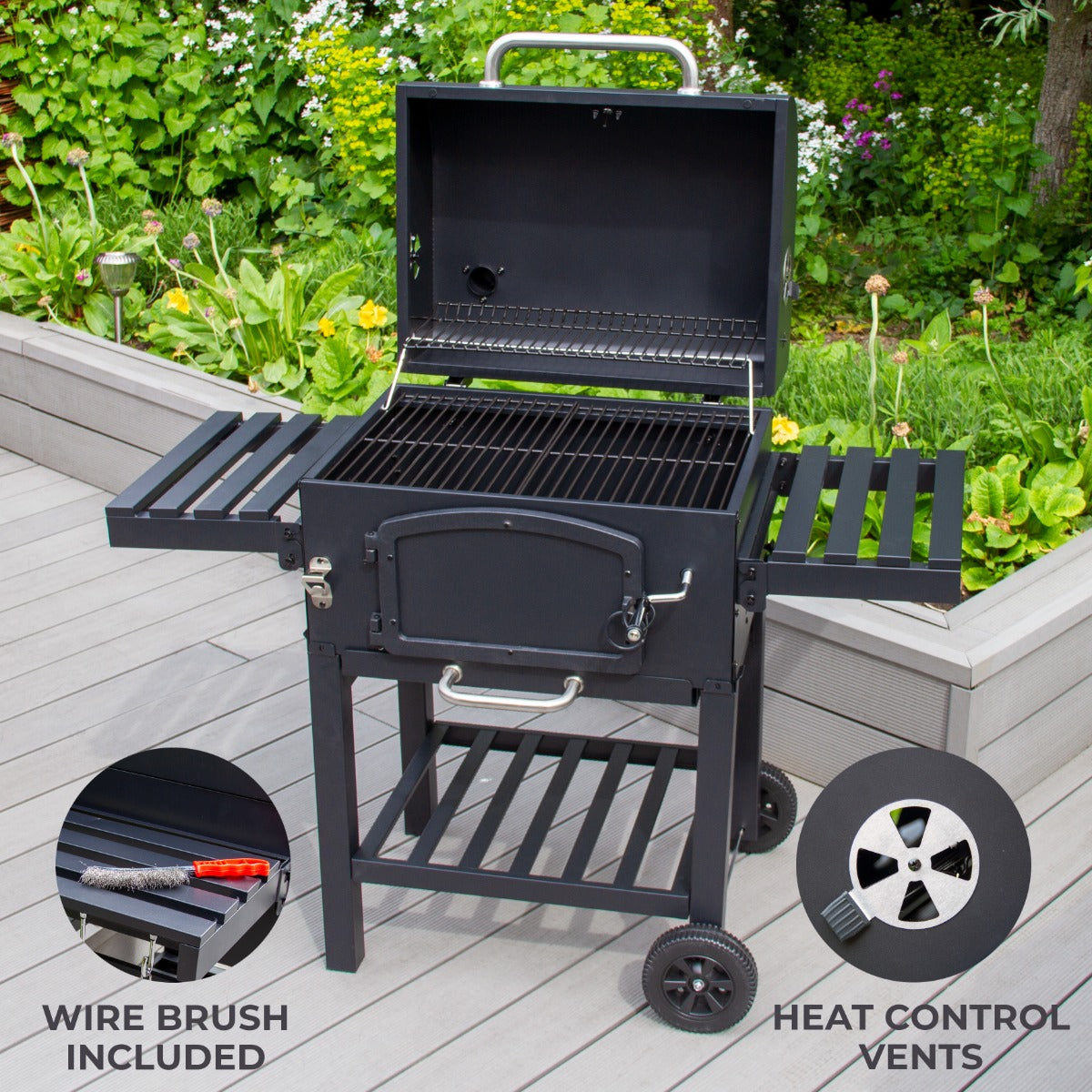 Bbq Smoker | XL | Black