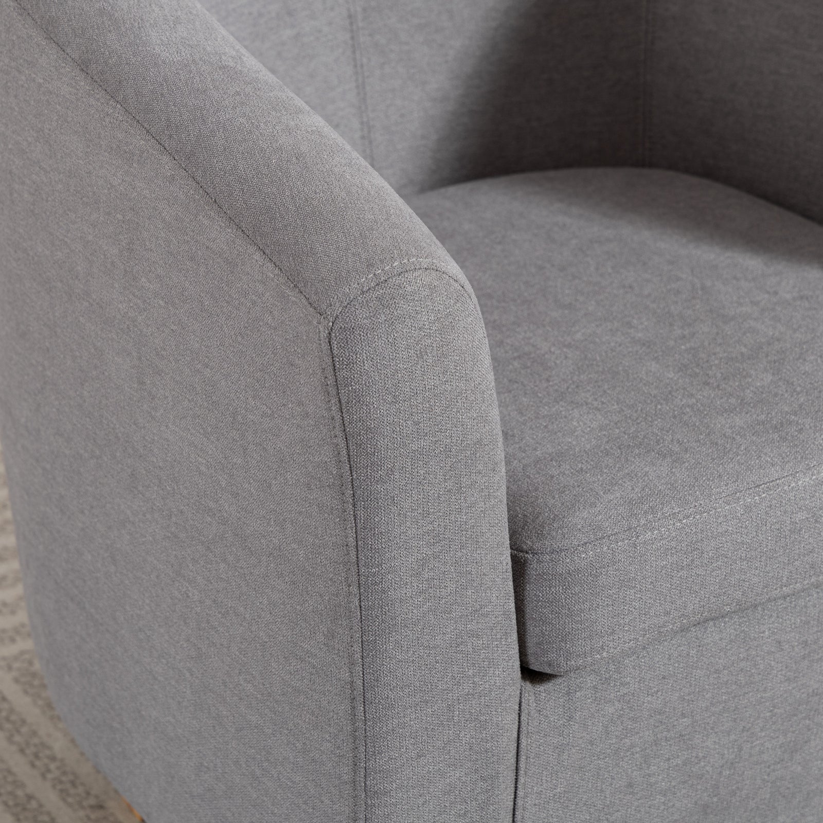 Millie Fabric Accent Chair | Grey