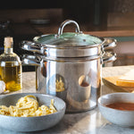 Stainless Steel Pasta Pot With Strainer