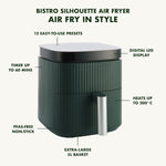 Silhouette Xl Air Fryer With 5l Capacity, Pfas-free Non-stick Coating | Green