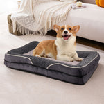 50cm*40cm*9cm Durable Removable Washable Pet Bed With Anti-slip Bottom | Dark Grey
