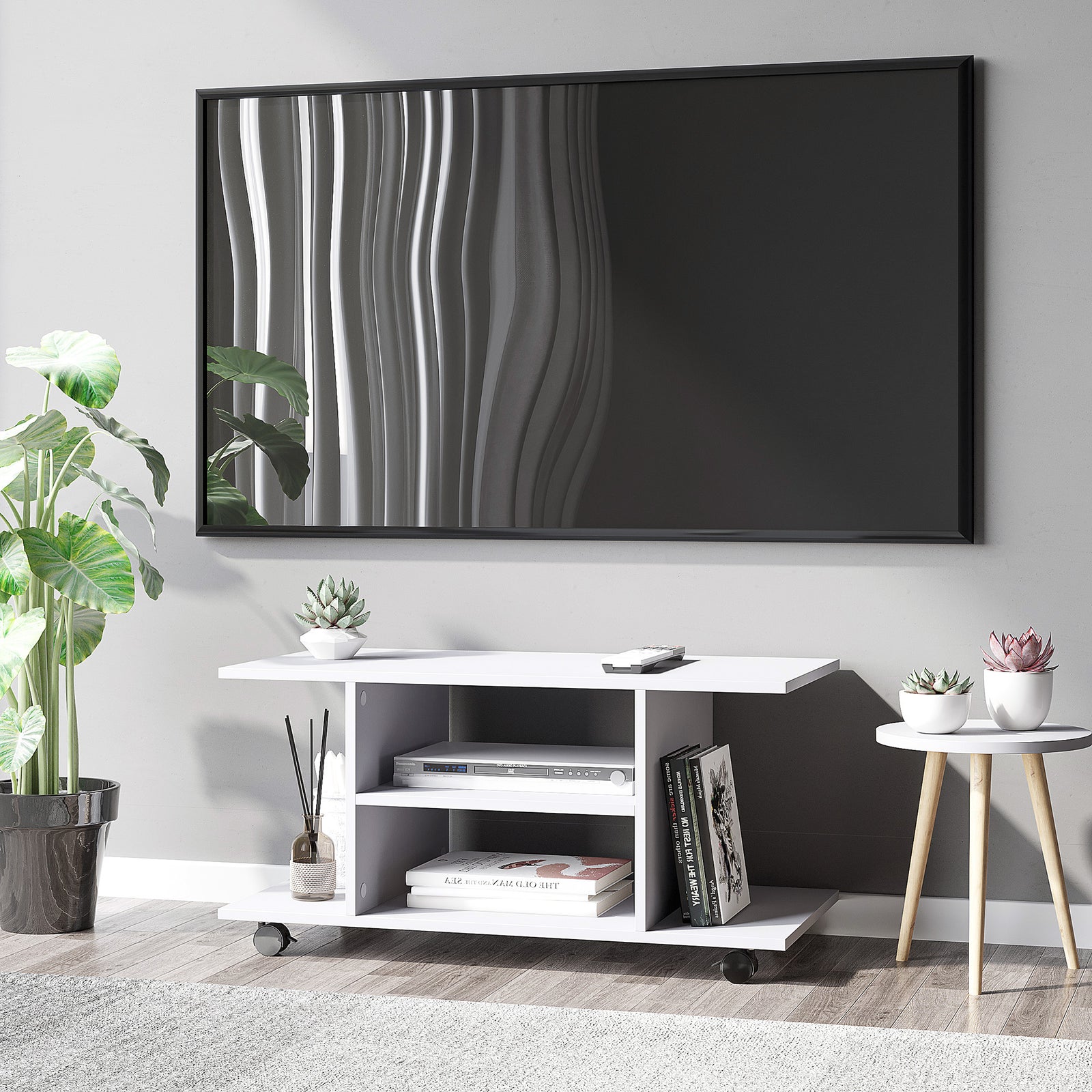 Modern Tv Stand Entertainment Centre Storage Console