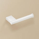 Toilet Roll Holder, White Matt, Wall-mounted, 8,5 Cm. Collection Bwc