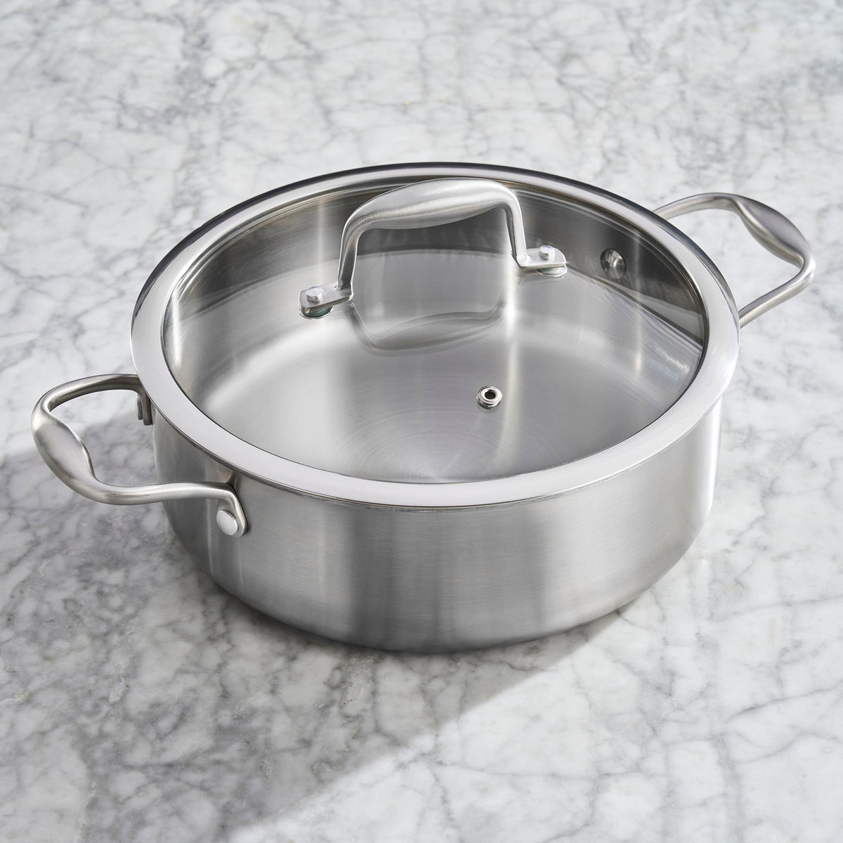Tri-ply Cookware Set | 7 Piece | Silver