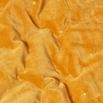 Velvet Cotton Quilted Throw | 125cm x 150cm | Mustard