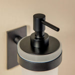 Soap Dispenser, 175ml, Self-adhesive Wall Mounted Black Stick Collection