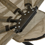 2 Seaters Textlin Swing Hammock W/ Cushion & Fold Design | Brown