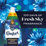 Ultimate Care Concentrated Fabric Conditioner Fresh Sky 1.18l, 78w | Set of 4