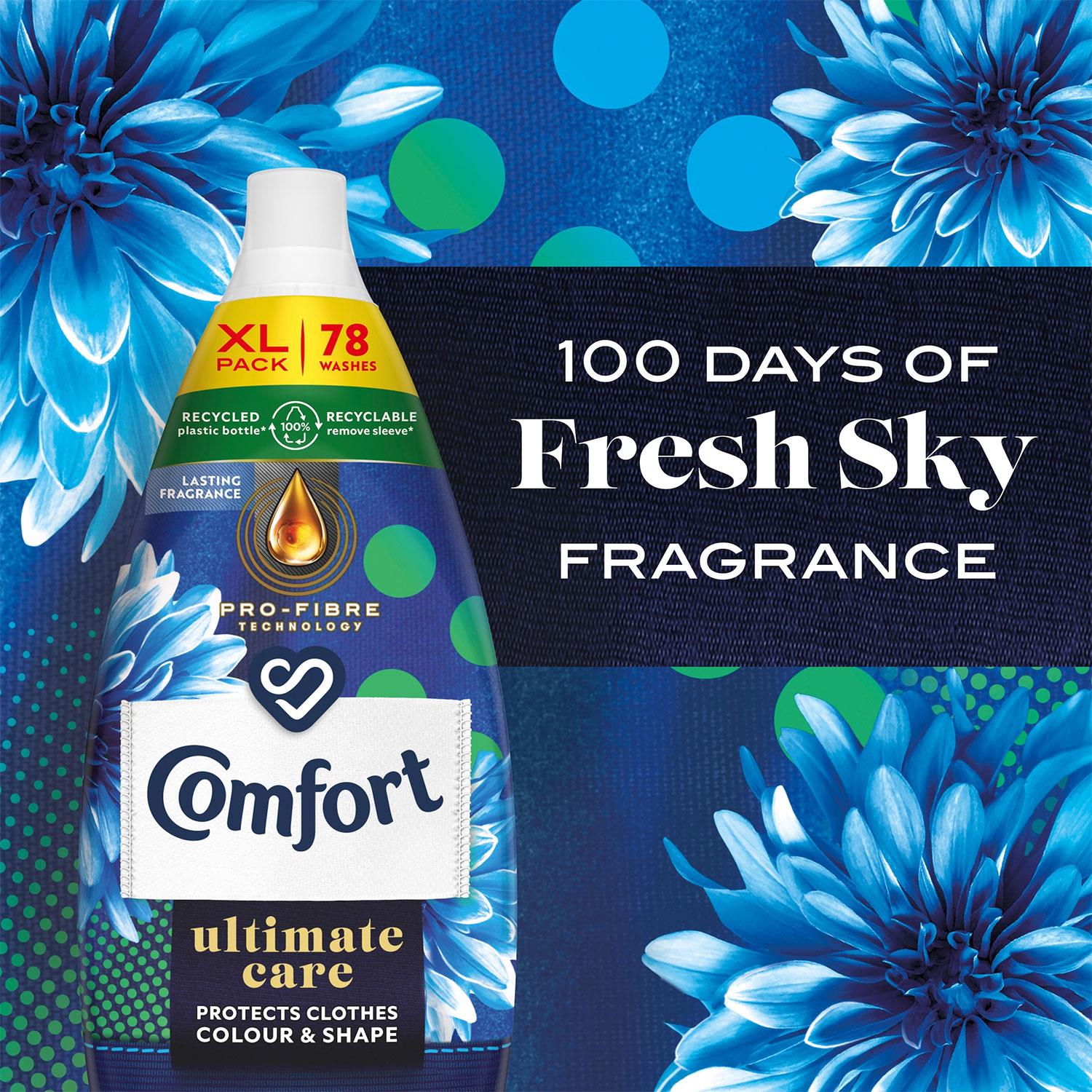 Ultimate Care Concentrated Fabric Conditioner Fresh Sky 1.18l, 78w | Set of 4