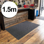 Deckplate Custom Cut Roll Non-Slip Heavy Duty Floor Mat | 150cm | Grey