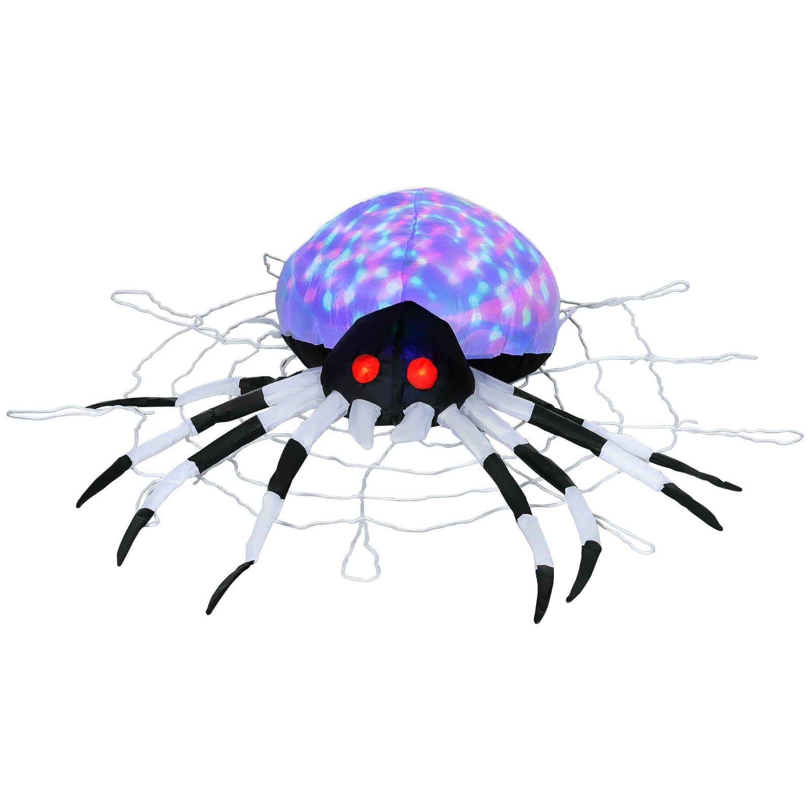 5ft Long Halloween Inflatable Spider Blow-up Outdoor Led Garden Display