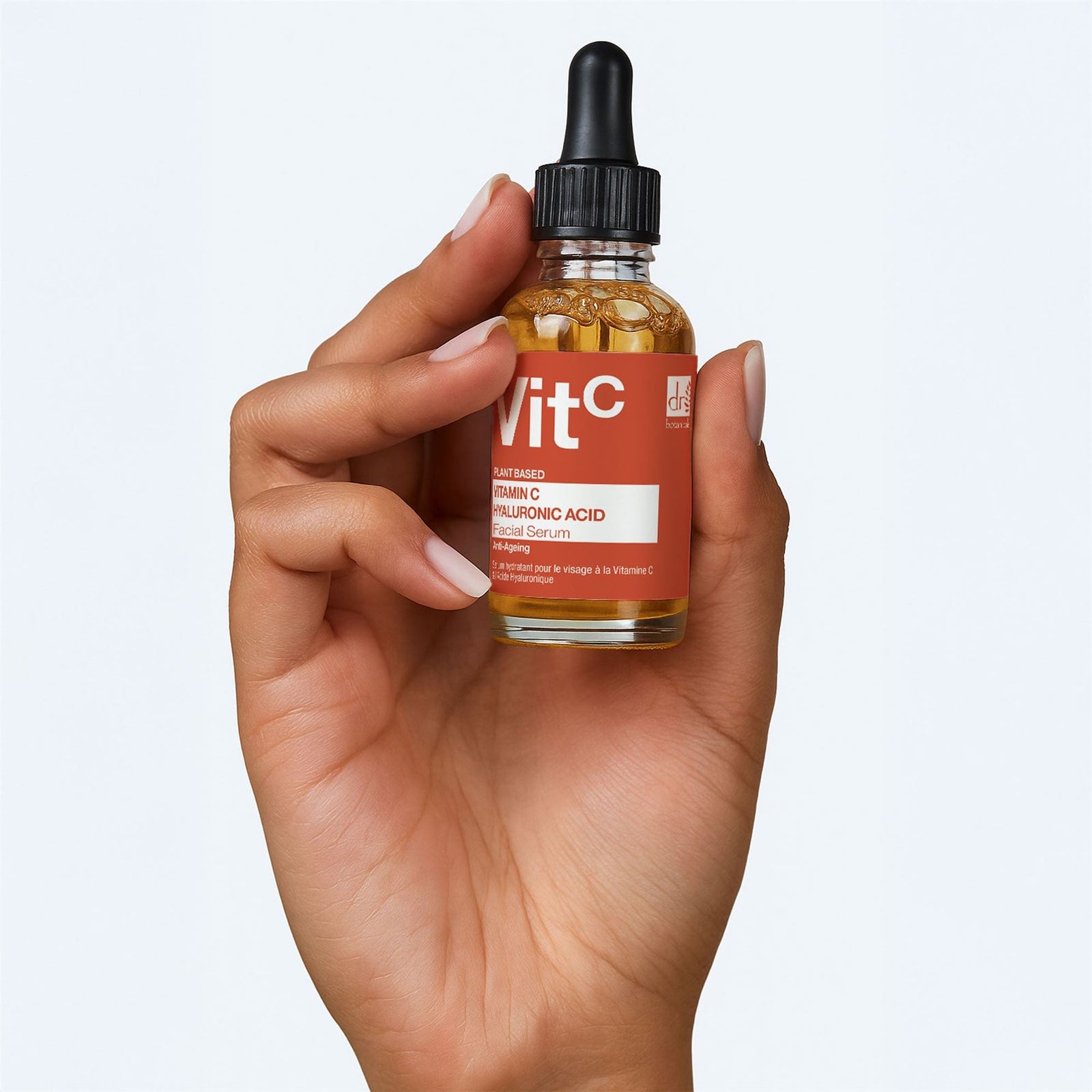 Vitamin C 5% & Hyaluronic Acid 2% Anti-ageing Hydrating Facial Serum 30ml For Hydration And Moisturising