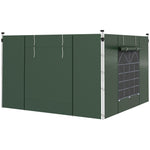 3x3(m) Or 3x6m Pop Up Gazebo Side Panels Replacement, 2 Pack | Green