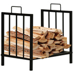 Firewood Log Holder Wood Storage Rack W/ Handles