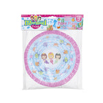 Mermaid Design 9inch 12 Disposable Paper Plates For Picnics, Parties & Barbecues
