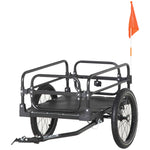 Bike Trailer Wagon With Suspension Black