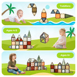 Magnetic Building Blocks Kids Magnetic Tiles Educational Construction Toy | Multi Colour