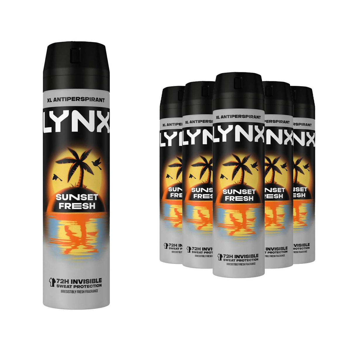 Sunset Fresh Antiperspirant Deodorant 72h Sweat Protection 200ml | Set of 18