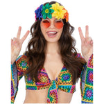 Rainbow Hippie Flower Crown