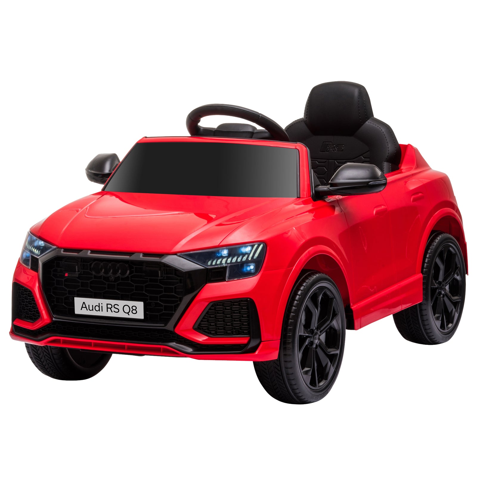 Audi Rs Q8 6v Kids Electric Ride On Car Toy W/ Remote Control | Red
