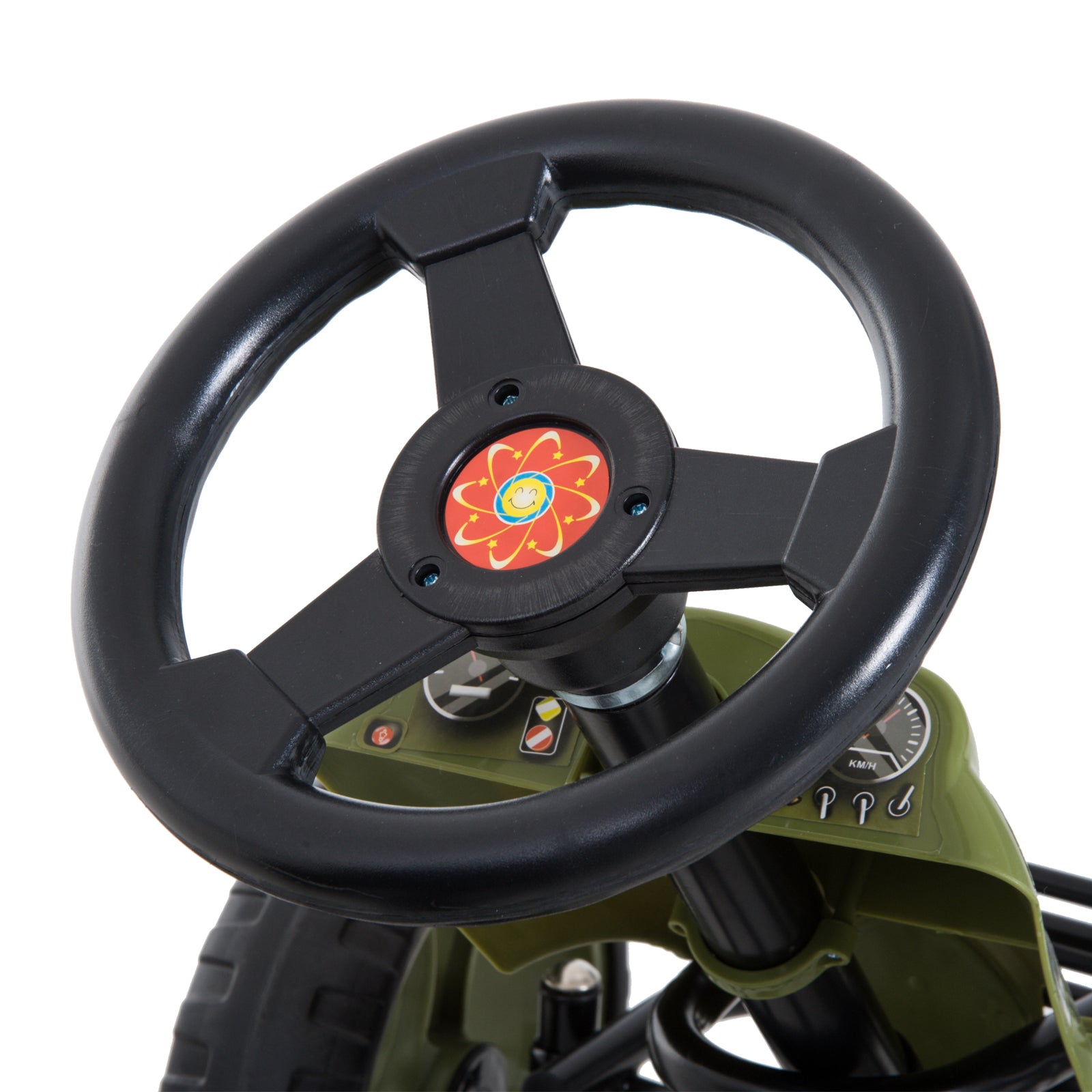 Go Kart Ride On Racer W/hand Brake Pedal
