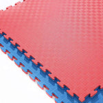 40mm Premium Reversible Eva Tatami Foam Mats  | Set of 48 | Red & Blue