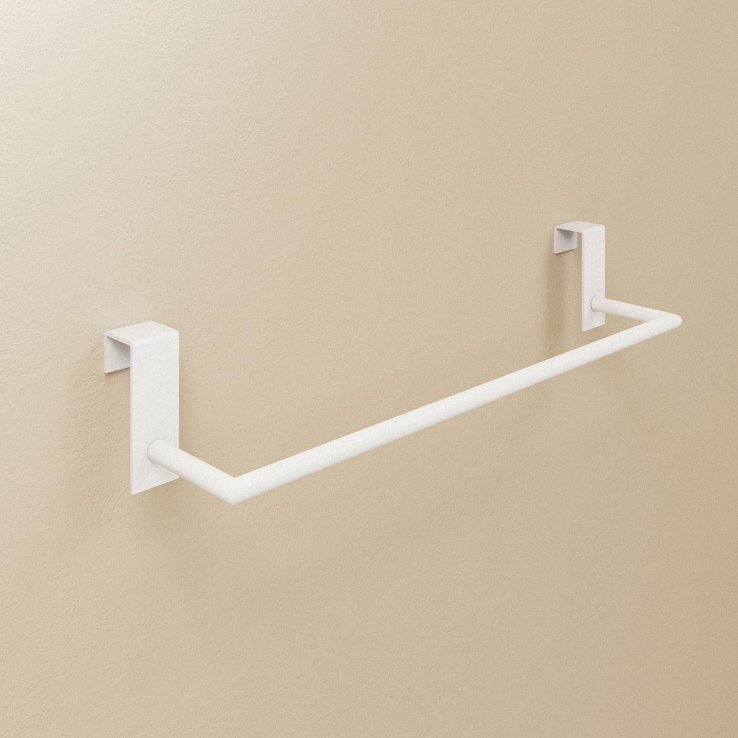 Towel Rail 38cm Over Cabinet Door White Anti-corrosion Stick Collection
