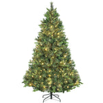 7.5ft Christmas Tree With Colourful Diy Leds, Remote, Carolina Pine