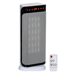 Oscillating Ceramic Space Heater With Remote Control Timer