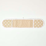 Beige Stars Cotton Double Oven Glove