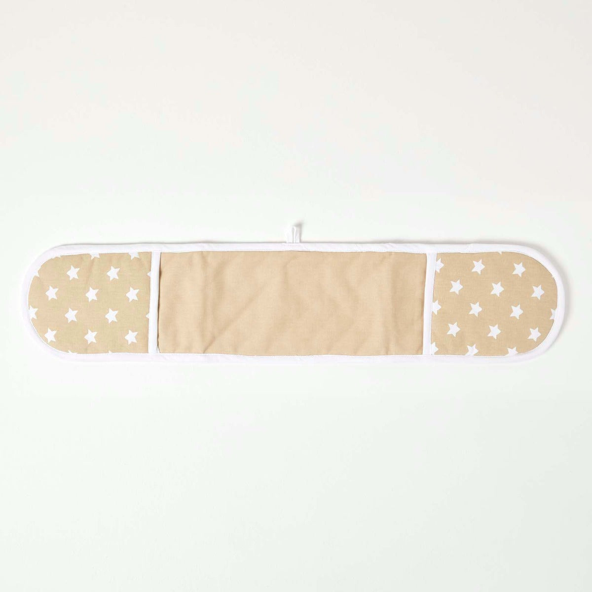 Beige Stars Cotton Double Oven Glove
