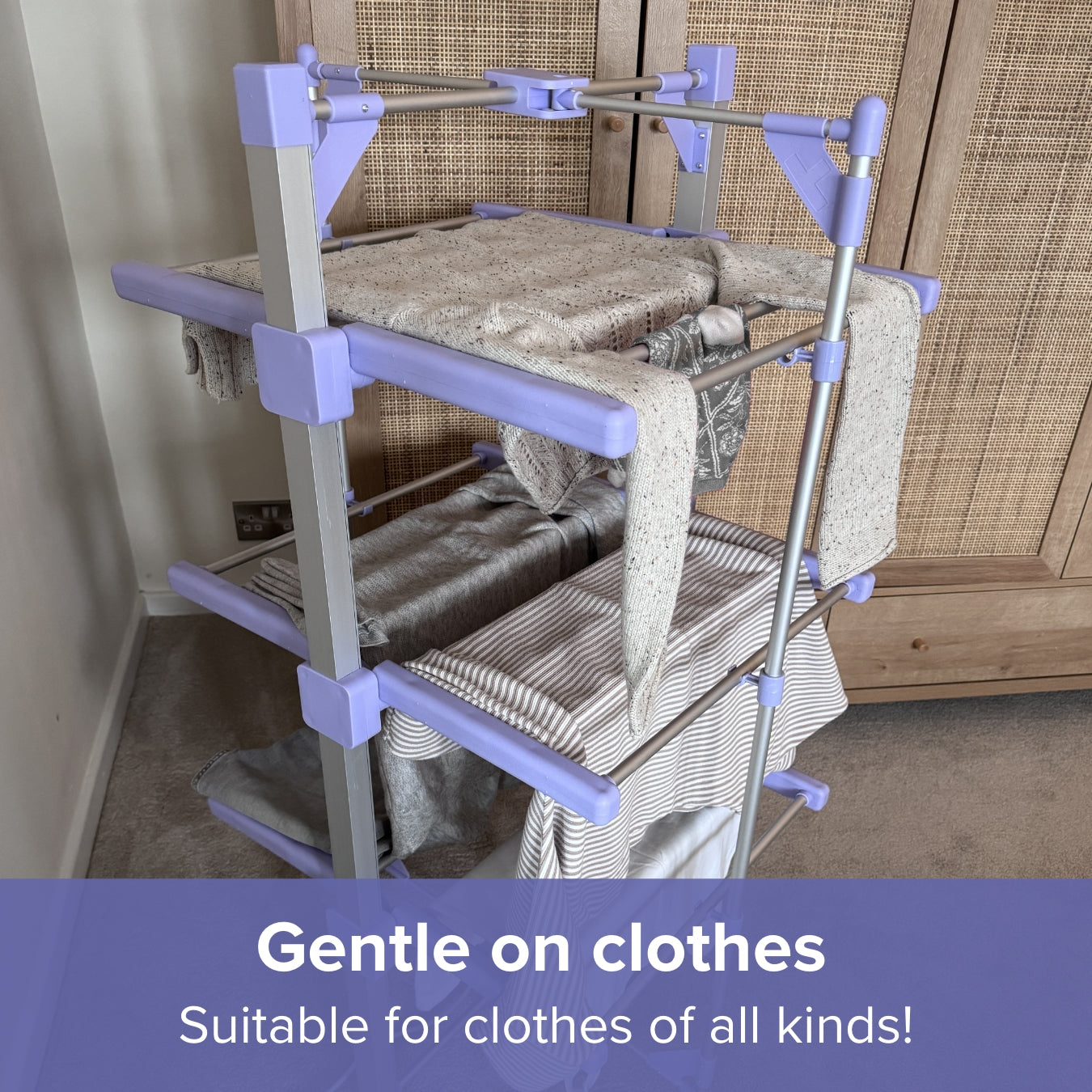 Speedi Dry - Compact 3-Tier Heated Airer with Bonus Insulated Cover