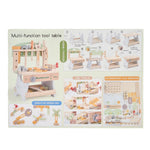 43pcs Wooden Pretend Play Kids Tool Bench Set Montessori Toys