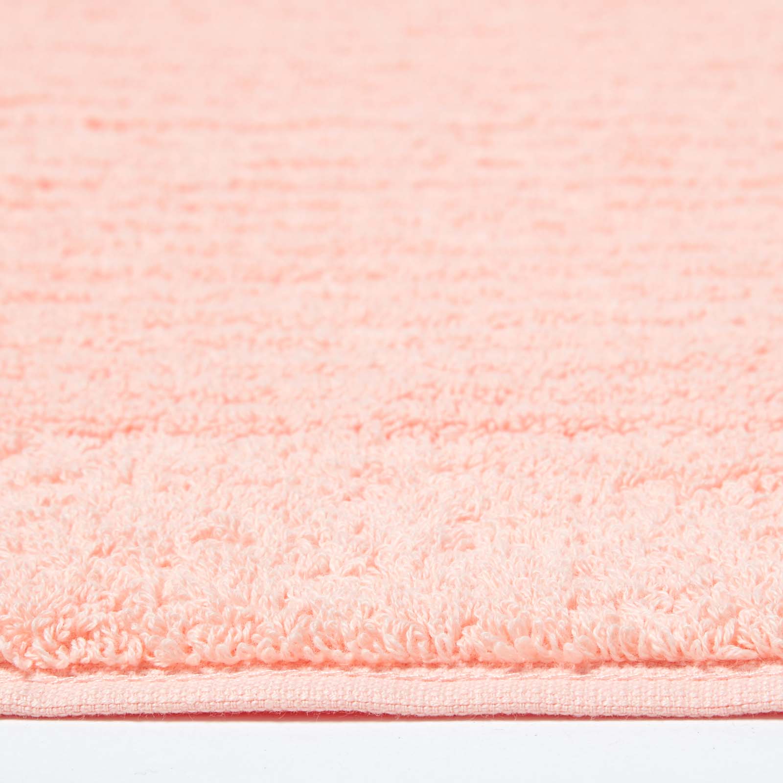 Imperial Plain Turkish Cotton Bath Mat | 50 x 80cm | Peach