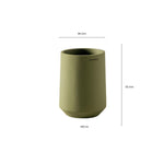 Toothbrush Holder, Big Capacity, Durable, Polyresin, Blossom Pink, Saona