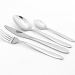 Cutlery Set Fork Spoon Anydate Pointed End | Set of 24 | Silver