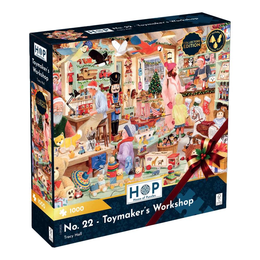 The House of Puzzles No. 22 - Toymaker's Workshop 1000 Piece Jigsaw Puzzle
