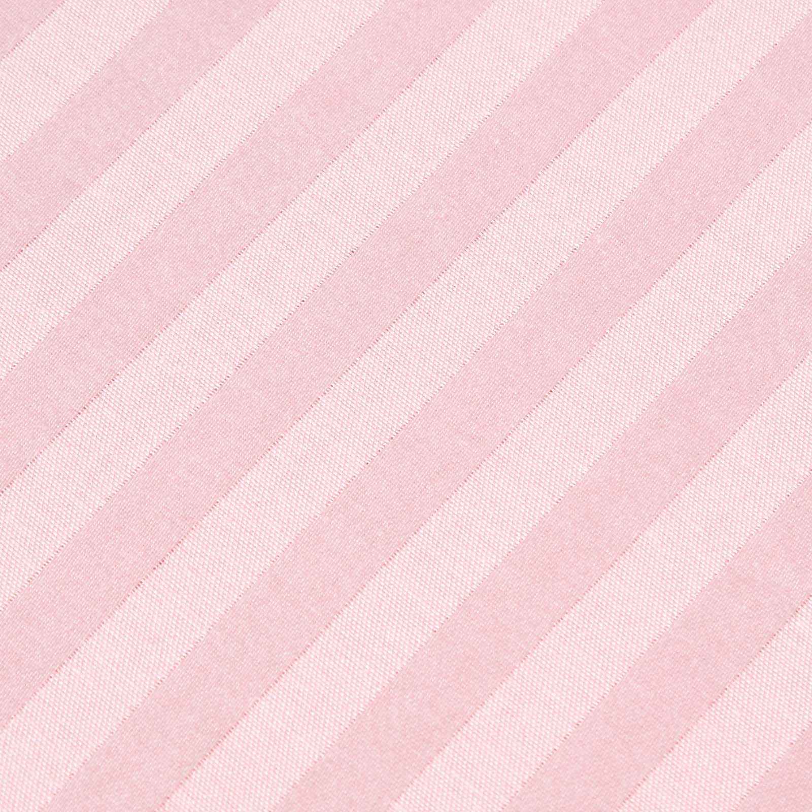 Egyptian Cotton Satin Stripe Flat Sheet 330 Tc | Super King | Pink