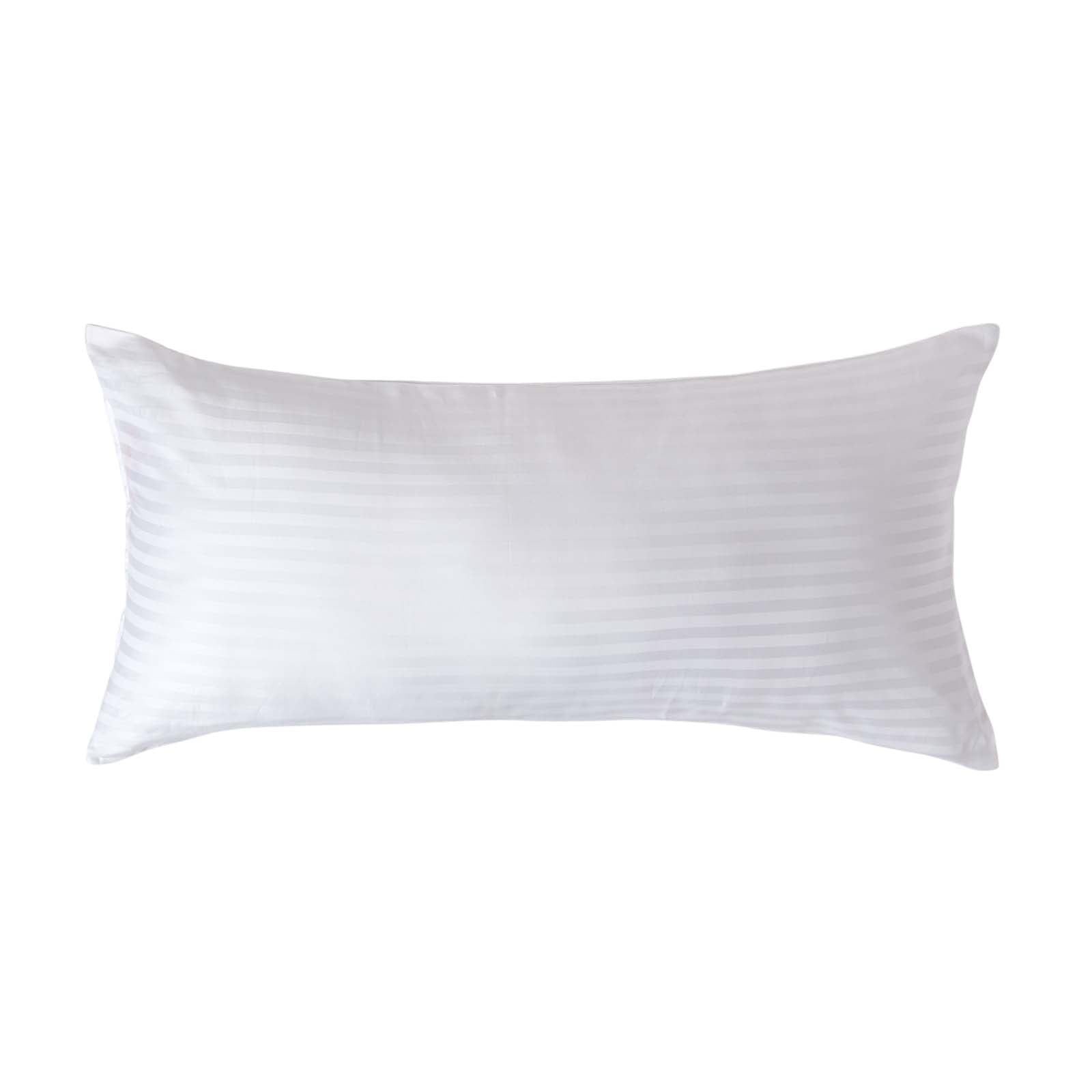 European Size Egyptian Cotton Pillowcase 330 Tc | 40 x 80cm | White