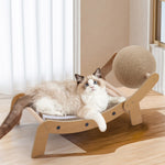 Cat Scratching Board With Sisal Ball Cat Lounge Chair