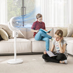 Pedestal Fan, Air Circulation Fan With Oscillating, Tilt