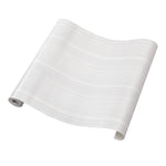 Modern Grey Striped Emboss Non-woven Wallpaper
