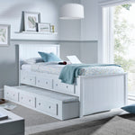 Bedmaster Zarra White 3 Drawer Storage Guest Bed