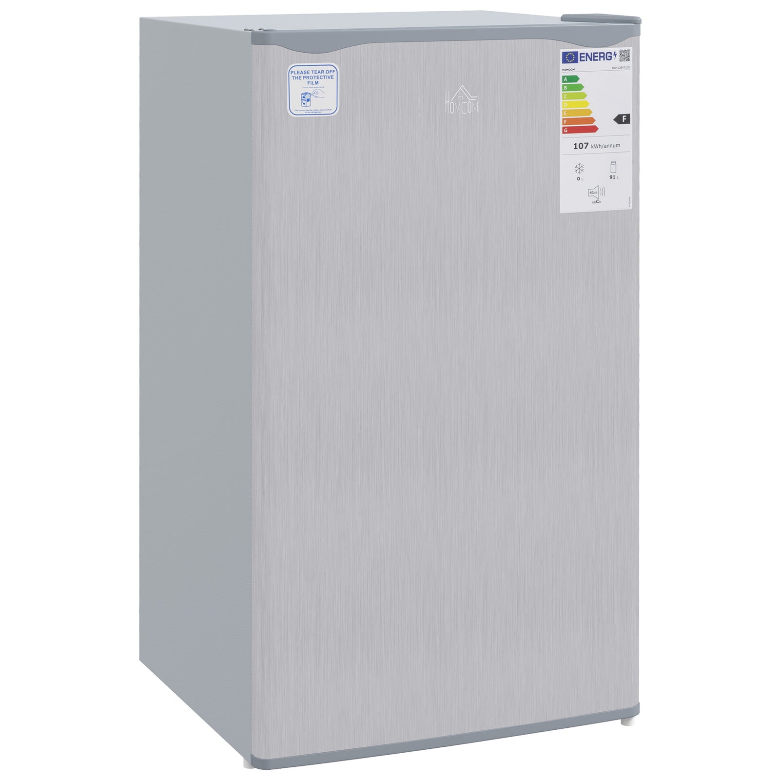 91l Freestanding Under Counter Fridge With Reversible Door | One Size