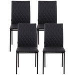 Modern Dining Chairs Faux Leather Accent Chairs For Kitchen