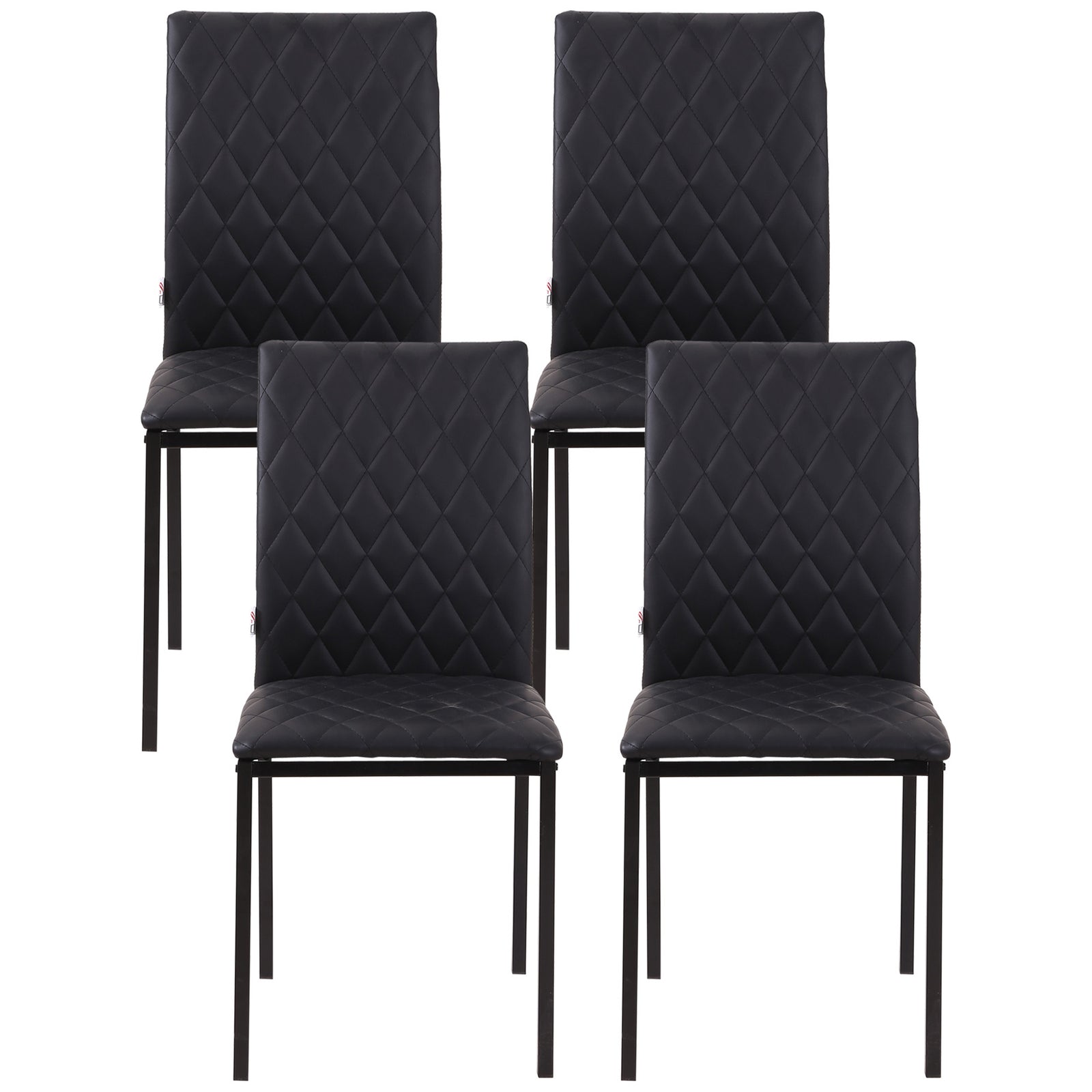 Modern Dining Chairs Faux Leather Accent Chairs For Kitchen