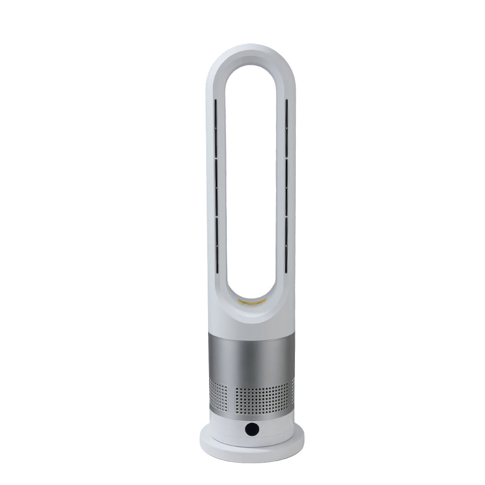 Modern Bladeless Tower Fan Heater & Cooler With App Control, 8 Speeds, 3 Heating Modes, 80° Oscillation, Led Display & Remote