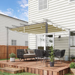 Pergola Cover For 3 X 3m Pergola, Replacement Canopy Only | Cream