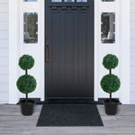 2 Pcs 67/112cm Artificial Boxwood Three Balls Tree Décor | Medium | Green