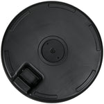 Round Parasol Base W/ Rattan Effect, Black